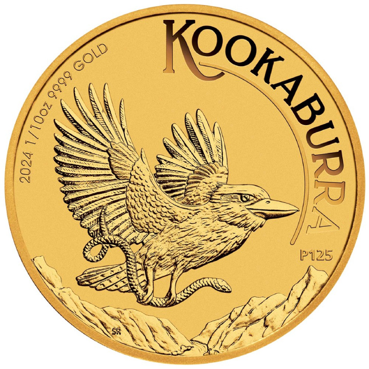 Kookaburra 1/10 oncia d'oro 2024