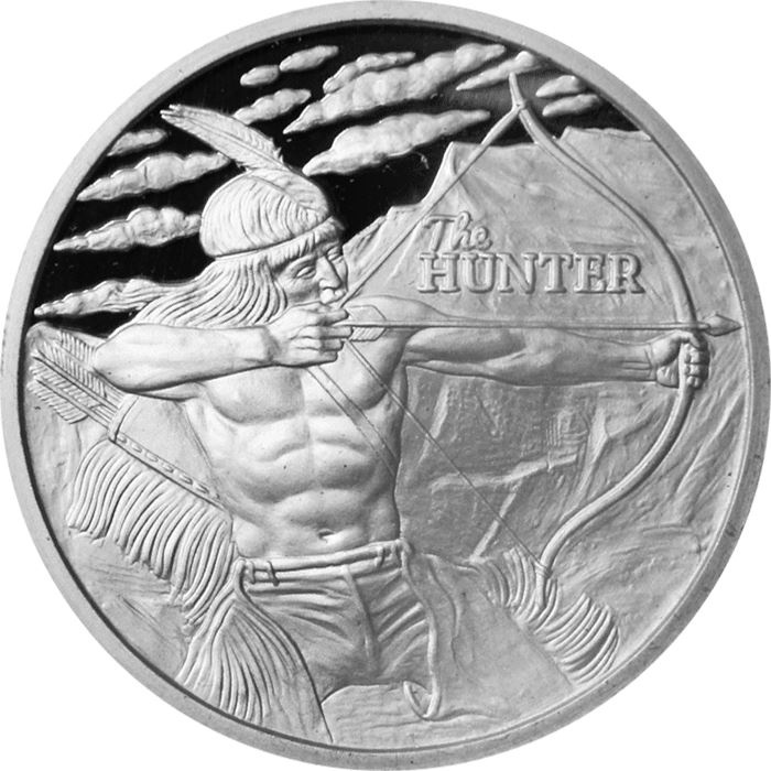 The Hunter 1 uncja Srebra 2021 Round