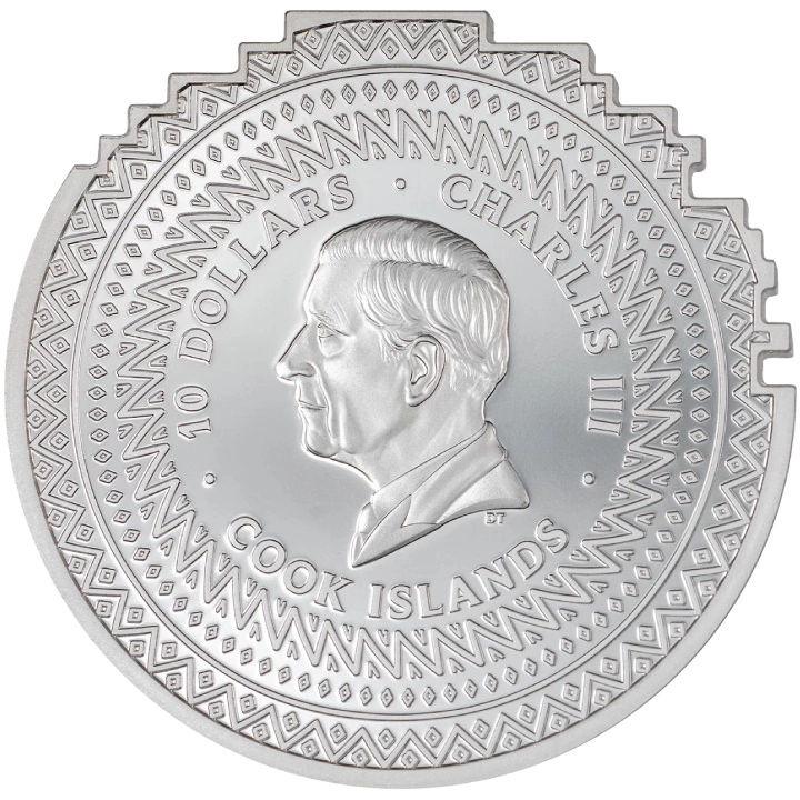 Isole Cook: Ricostruzione - Elefante 2 once d'argento 2024 Proof High Relief