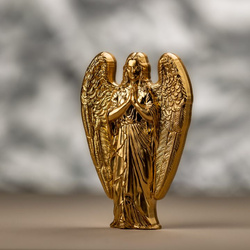 Îles Cook : Angel of Mercy plaqué or 3 onces d'argent 2023 Silk Ultra High Relief