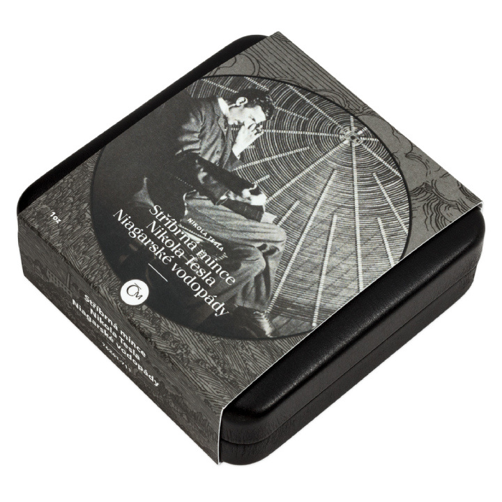 Niue: Nikola Tesla - Cascate del Niagara $1 Argento 2023 Proof