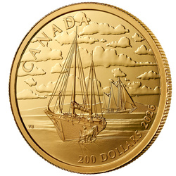 Canada Tall Ships - Ketch Rig 200 $ aur 2026 Proof