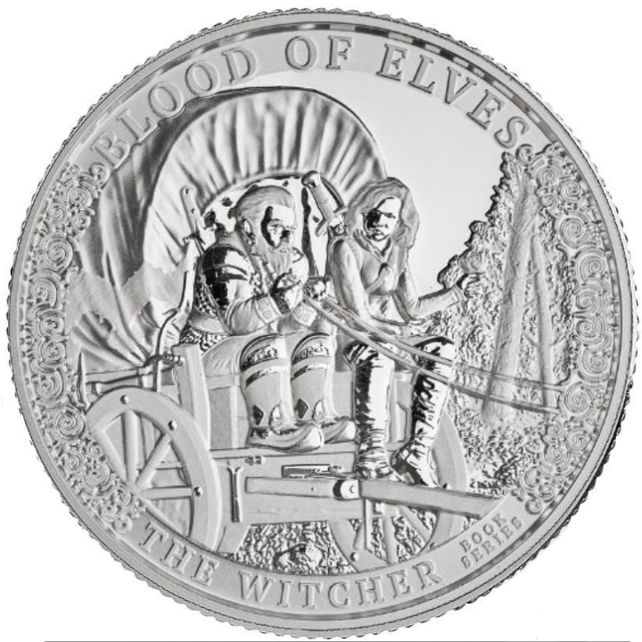 Kamerun: The Witcher Buchreihe - Blut der Elfen 1 oz Silber 2024