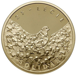 25. výročí NSZZ „Solidarność” 200 PLN 2005 Proof