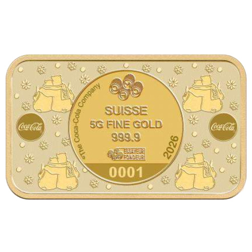Pamp aranyrúd: Coca Cola - Polar Bears 5 gramm Arany 2026