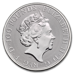 The Queen’s Beasts: The Falcon of the Plantagenets 1 oz Platinum 2020