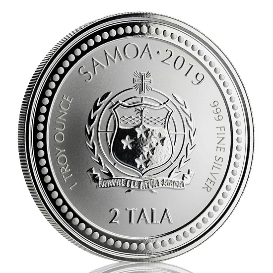 Samoa: Seahorse 1 oz Silver 2019
