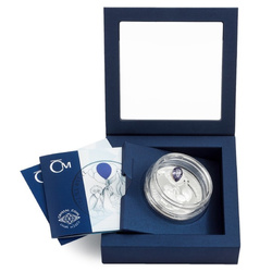 Niue: Moneta di cristallo - Hello Baby $2 Argento 2023 Proof