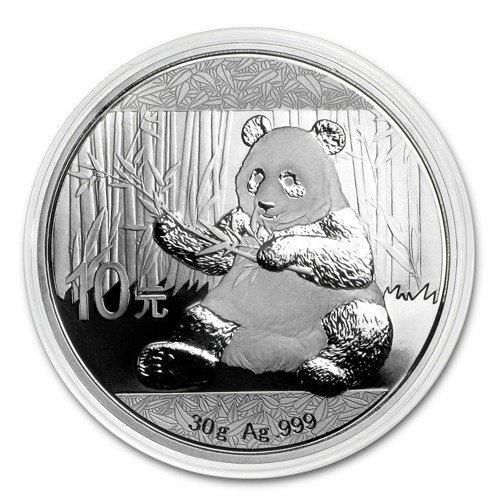 Chińska Panda 30 gramów Srebra 2017