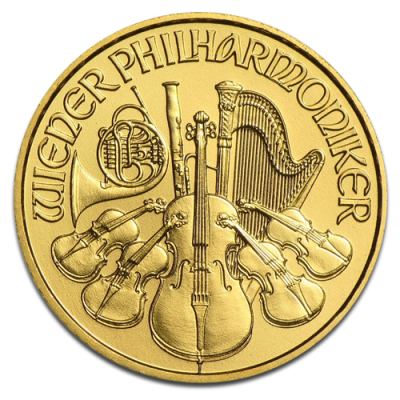 Wiedeński Filharmonik 1/10 uncji Złota 2015