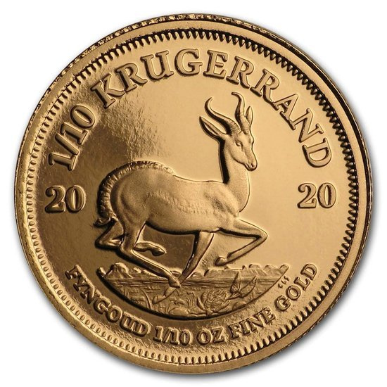 Lote de 6 monedas Krugerrand 2020 Proof