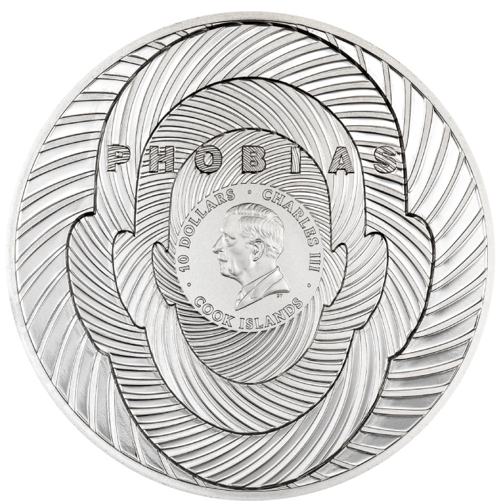 Cookovy ostrovy: Stříbrná mince o hmotnosti 2 oz 2025 proof