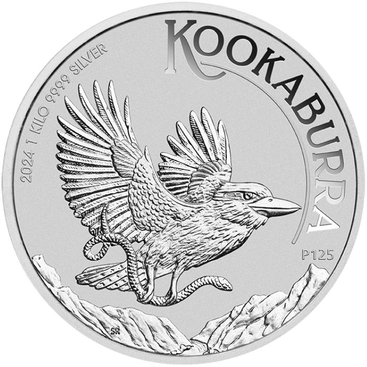 Kookaburra 1000 grammes d'argent 2024