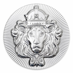 Scottsdale Mint León Apilador 100 gramos Plata Redondo