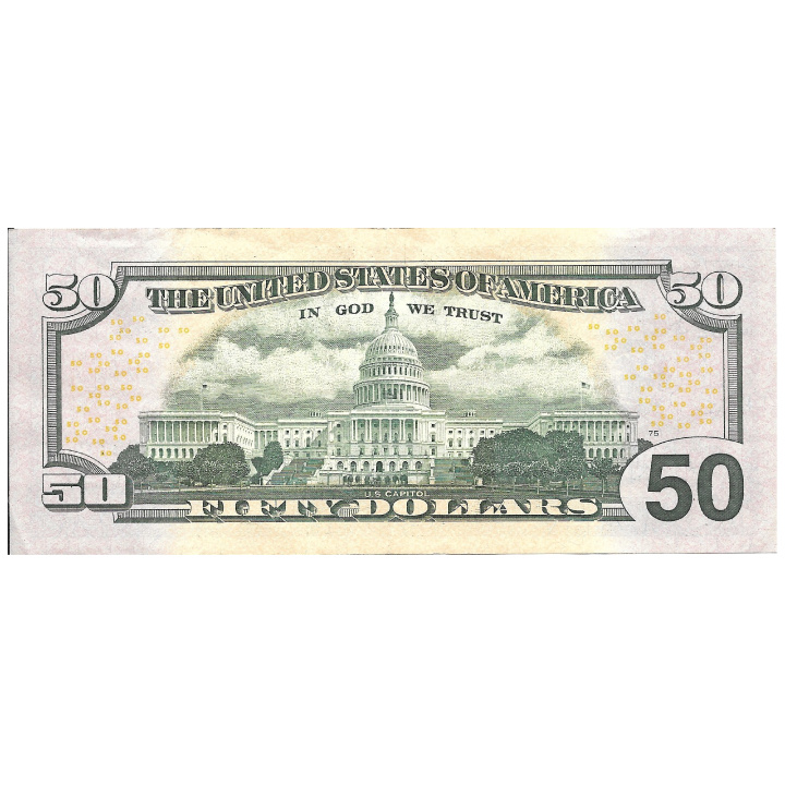 Billet de 50 dollars américains (50 U.S. dollars / 50 USD) En circulation