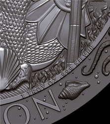 Mythical Cities: Atlantis 1 oncia d'argento Round