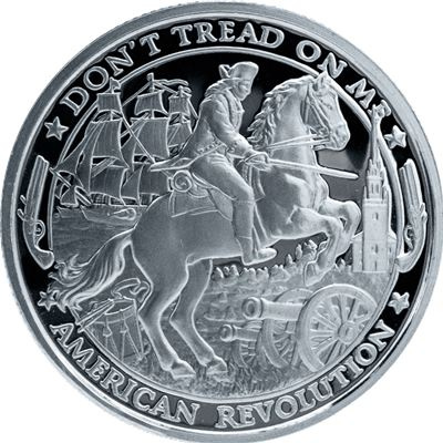 Patriot : American Revolution 1 once d'argent 2019 Prooflike rond