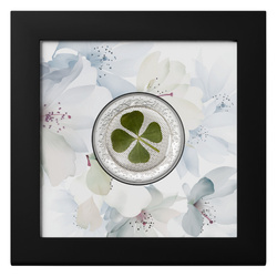 Palau: Four-leaf Clovers - Ounce of Luck coloured 1 oz Silver 2024 Proof
