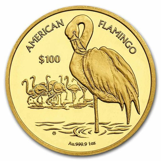 American Flamingo 1 oz Gold 2021