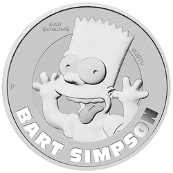 Tuvalu: Bart Simpson 1 uncia ezüst 2022