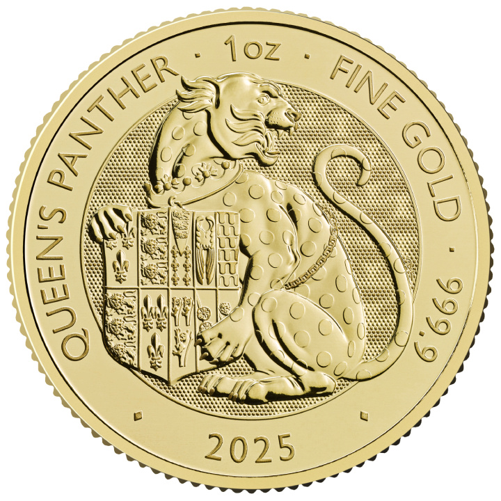 The Royal Tudor Beasts: The Queen's Panther 1 uncja Złota 2025