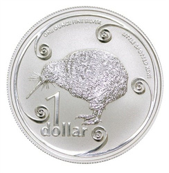 Kiwi 1 oz Plata 2004
