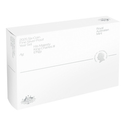  Premium-Münzsatz mit 6 Münzen HM König Charles III Gold 2025 Proof