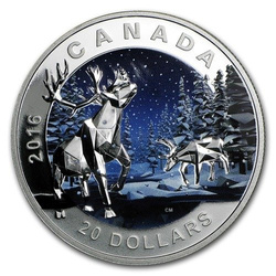 Geometric Fauna : Caribou 20 2016