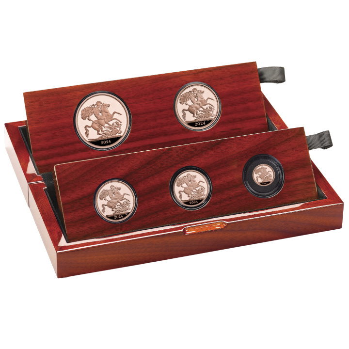 Reino Unido: Soberano 2024 Proof set de 5 monedas