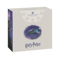 Harry Potter: The Flying Car 50p Gold 2025 Proof 