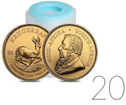 Krugerrand 1 uncja Złota PAKIET 20 SZTUK