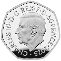 Povești din Al Doilea Război Mondial 50p Argint 2025 Proof Piedfort
