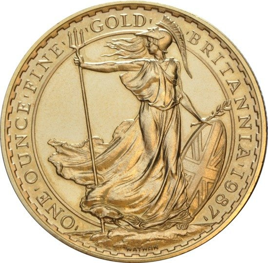 Britannia 1 unce zlata 1987
