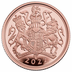 Gran Bretaña: Soberano de Oro Isabel II 2022 Proof