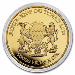 Tchad : Mandala Antelope 1 once d'or 2021