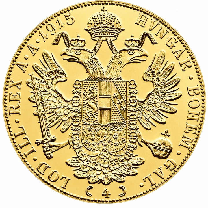4 Dukaty Austriackie 1915 „Czworak" (Brand New)