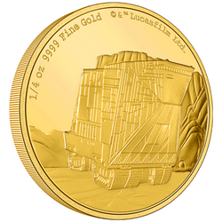 Niue: Star Wars - Sandcrawler 1/4 oncia d'oro 2022 Proof