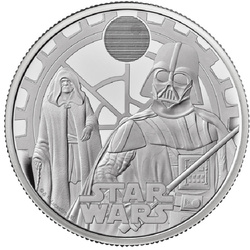 Star Wars: Darth Vader & Emperador Palpatine 2 oz Plata 2023 Proof