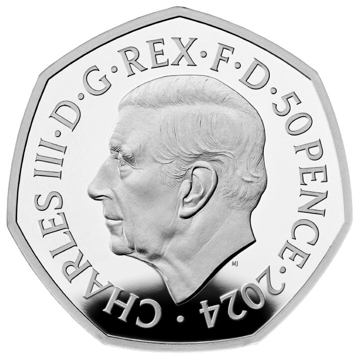 Ice Age Giants - Cervo gigante 50p Argento 2024 Proof