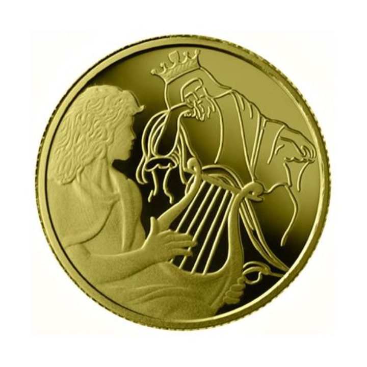 David suona per Saul 1 NIS Oro 2013 Proof