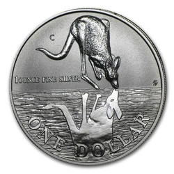 Australian Kangaroo 1 oz Silver 1997