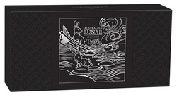 Perth Mint: Lunar III -Year of the Rabbit: Three-coin set Silber 2023 Proof