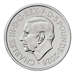 Portraits of Queen Elizabeth II - The Second Effigy £5 Miedzionikiel 2026