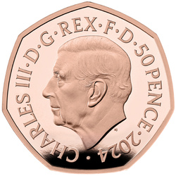 Star Wars: TIE Fighter 50p arany 2024 Proof