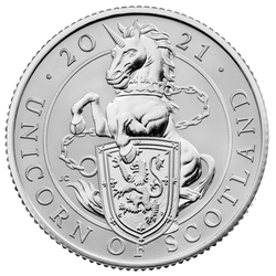 Bestias de la Reina: Set de 10 monedas 1/4 oz Plata 2021 Proof