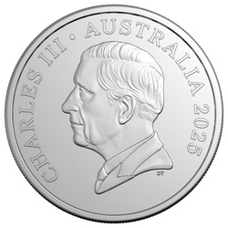 RAM: 50. Jahrestag von The Rainbow Serpent koloriert Kupfer-Nickel 2025 (Münze in Karte)