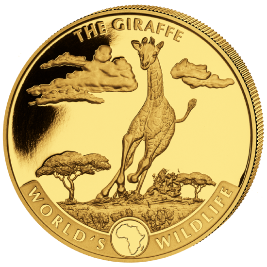 Congo: World's Wildlife - Giraffa 1 oncia d'oro 2019