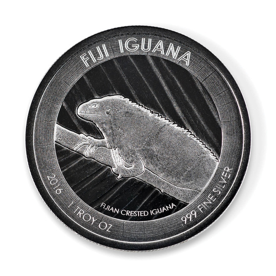 Fiji: Iguana 1 uncja Srebra 2016