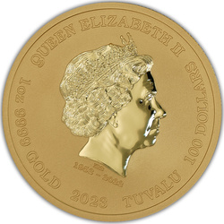 Tuvalu: Dioses del Olimpo - Apolo 1 oz Oro 2023