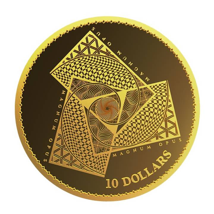 Tokelau: Magnum Opus 1/10 uncia arany 2022 Prooflike
